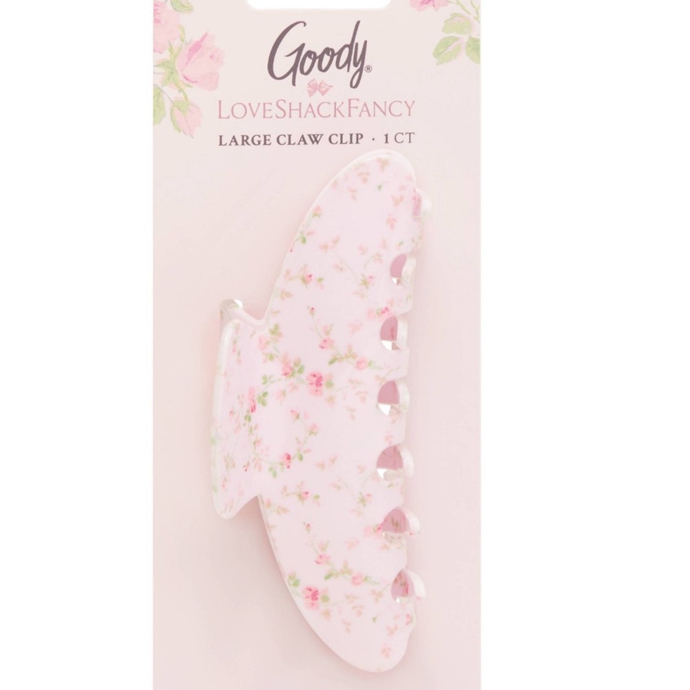 Loveshackfancy Goody Large Hair Claw Clip Pink